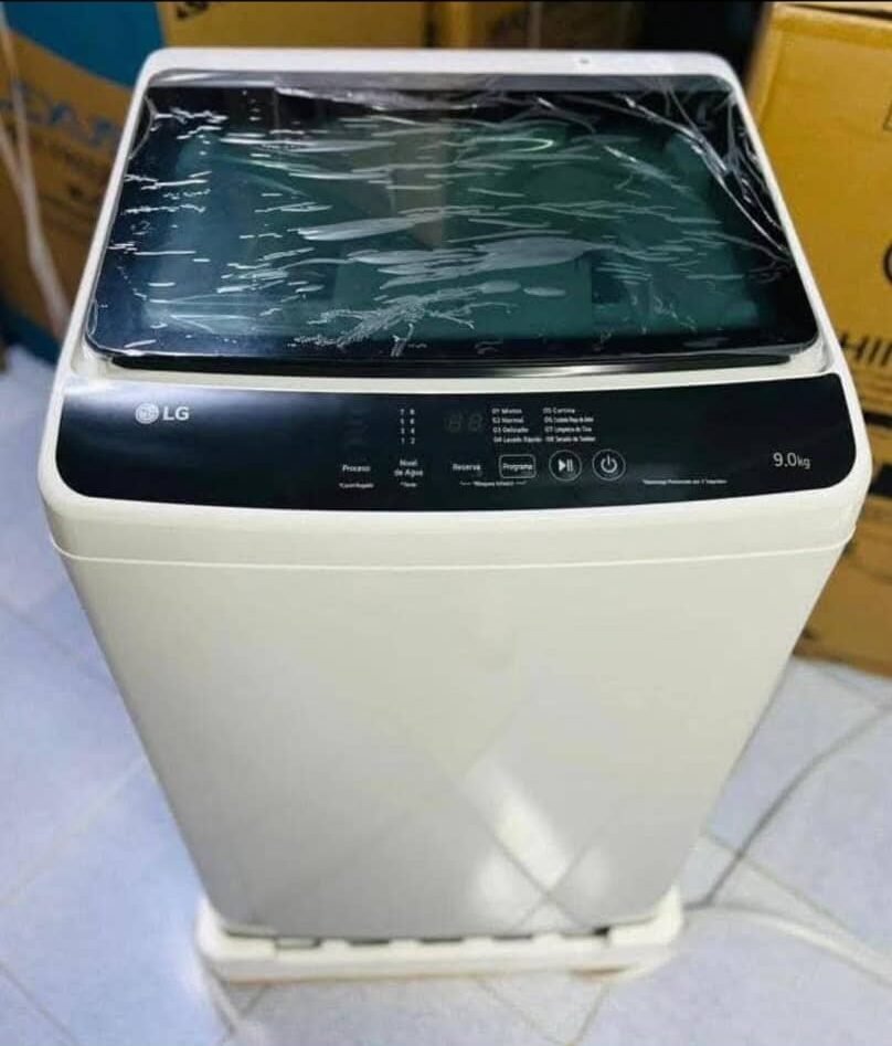 Lavadora Automática LG de 9 kg Blanca