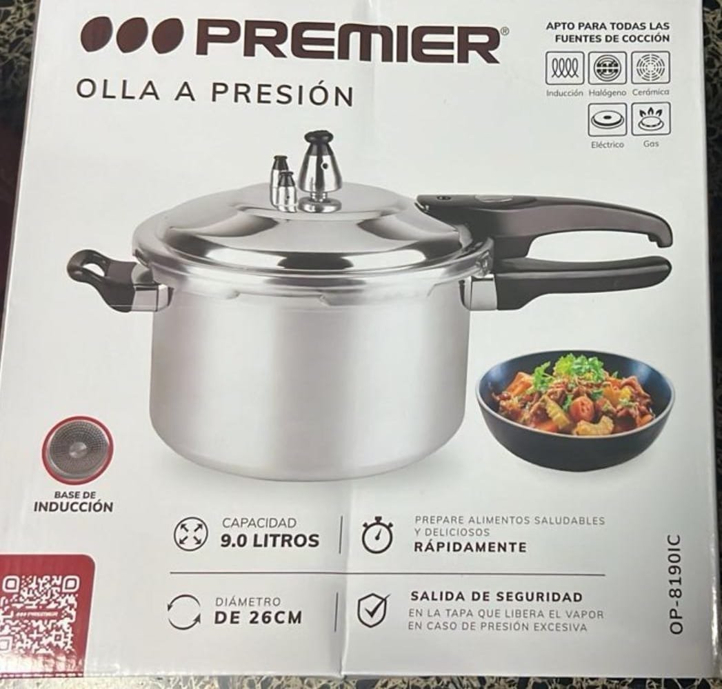 Olla de Presión PREMIER capacidad 9 Litros