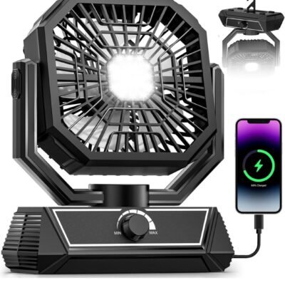 Ventilador de Camping Recargable de 20000mAh