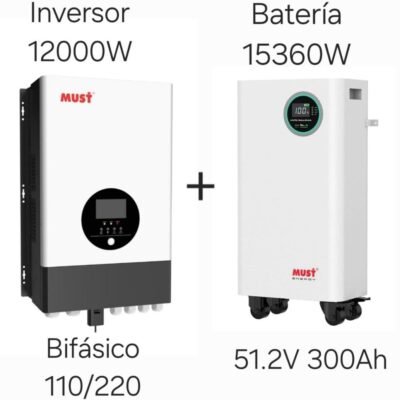 Kit Solar Profesional MUST de 15kWh