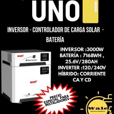 Kit Solar Acoplado Profesional MUST 3000W