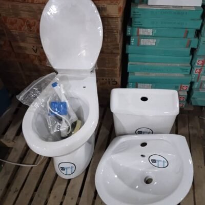 Juego de Baño Completo TLV Blanco