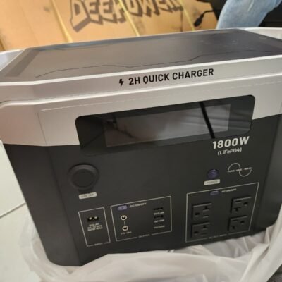 Estación de Energía Portátil de 1800W