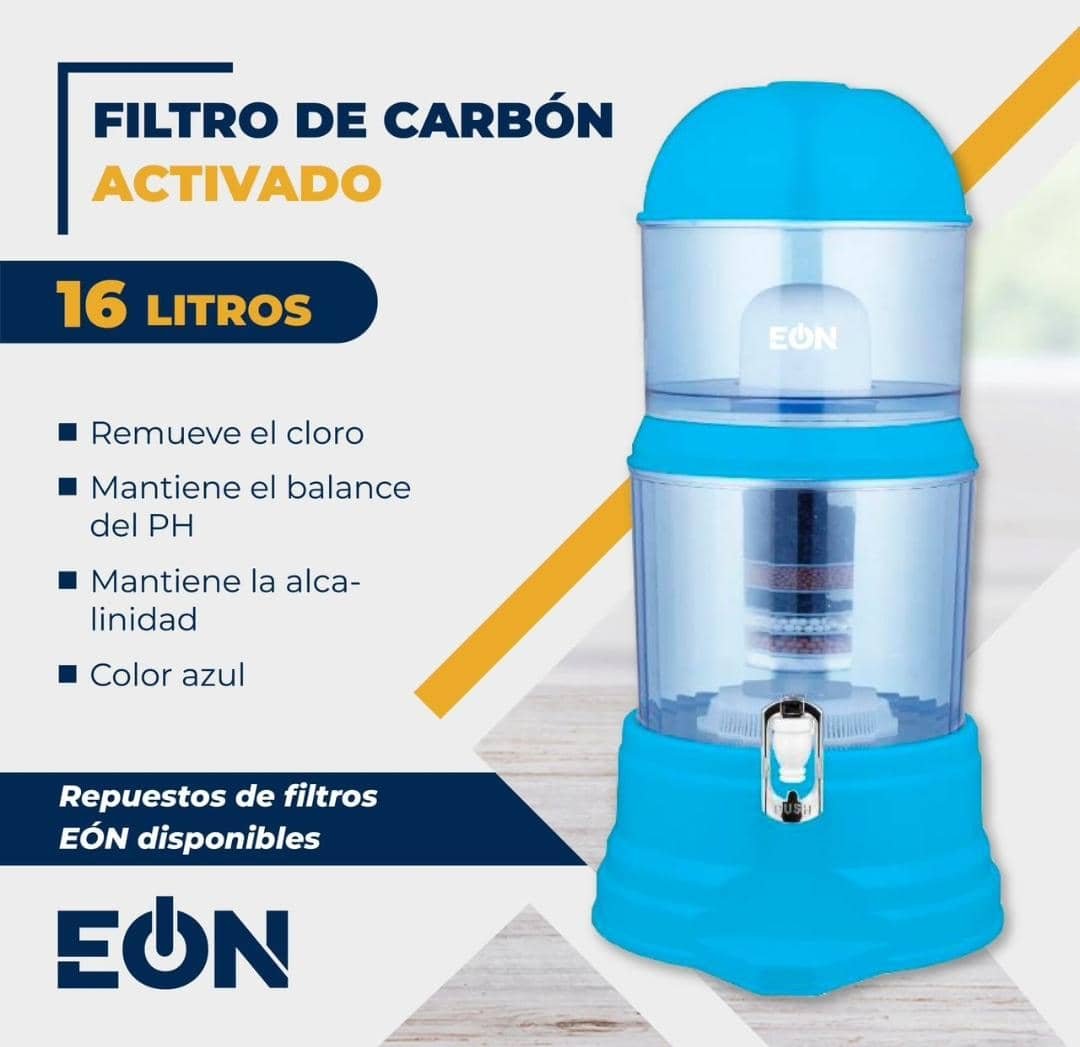 Filtro de Agua de Carbón Activado de 16 Litros - Imagen 2